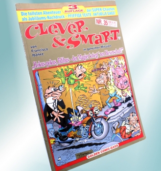 Clever & Smart in geheimer Mission Comic Album Nr. 35: Hokus-pokus, fidibus - der Magier kriegt 'nen Hexenschuß!